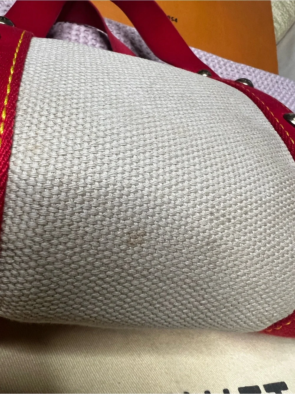 LOUIS VUITTON ANTIGUA CABAS PM TOTE BAG